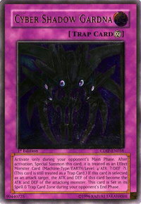 Cyber Shadow Gardna (UTR) - Cyberdark Impact (CDIP) #CDIP-EN058 - Ultimate Rare YuGiOh Trading Card