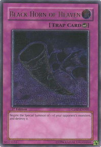 Black Horn of Heaven (UTR) - Cyberdark Impact (CDIP) #CDIP-EN060 - Ultimate Rare YuGiOh Trading Card