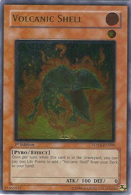 Volcanic Shell (UTR) - Force of the Breaker YuGiOh trading card