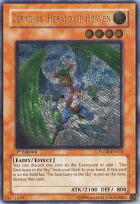 Zeradias, Herald of Heaven (UTR) - Force of the Breaker (FOTB) #FOTB-EN018 - Ultimate Rare YuGiOh Trading Card