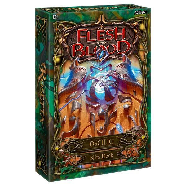 Rosetta Blitz Deck - Oscilio trading card from Blitz Deck: Rosetta - Oscilio Rosetta Blitz Deck - Oscilio - Blitz Deck: Rosetta - Oscilio Flesh and Blood trading card