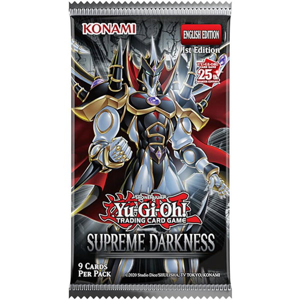 Supreme Darkness Booster Pack [1st Edition] - Supreme Darkness YuGiOh trading card
