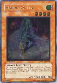 Harpie Queen (UTR) - Force of the Breaker (FOTB) #FOTB-EN020 - Ultimate Rare YuGiOh Trading Card