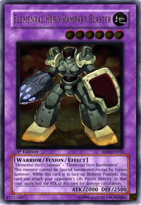 Elemental Hero Rampart Blaster (UTR) - Elemental Energy (EEN) #EEN-EN033 - Ultimate Rare YuGiOh Trading Card