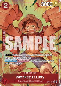 Monkey.D.Luffy (OP01-024) (Alternate Art) - Premium Booster -The Best- (PRB-01) #OP01-024 - Super Rare One Piece Trading Card