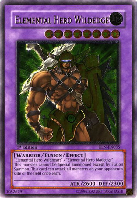 Elemental Hero Wildedge (UTR) - Elemental Energy YuGiOh trading card