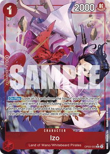 Izo (OP03-003) (Alternate Art) - Premium Booster -The Best- (PRB-01) #OP03-003 - Rare One Piece Trading Card