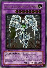 Elemental Hero Shining Flare Wingman (UTR) - Elemental Energy (EEN) #EEN-EN036 - Ultimate Rare YuGiOh Trading Card