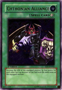 Chthonian Alliance (UTR) - Elemental Energy (EEN) #EEN-EN044 - Ultimate Rare YuGiOh Trading Card