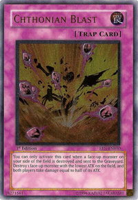 Chthonian Blast (UTR) - Elemental Energy (EEN) #EEN-EN050 - Ultimate Rare YuGiOh Trading Card