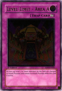 Level Limit - Area A (UTR) - Elemental Energy (EEN) #EEN-EN060 - Ultimate Rare YuGiOh Trading Card