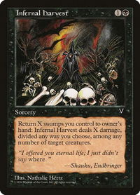 Infernal Harvest - Visions (VIS) #62 - Common Magic: The Gathering Trading Card