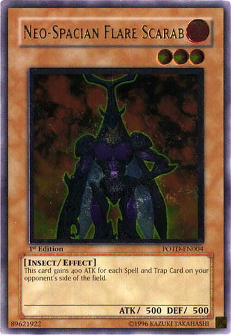 Neo-Spacian Flare Scarab (UTR) - Power of the Duelist YuGiOh trading card