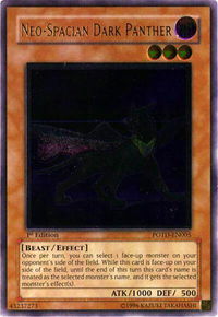 Neo-Spacian Dark Panther (UTR) - Power of the Duelist  #POTD-EN005 - Ultimate Rare YuGiOh Trading Card