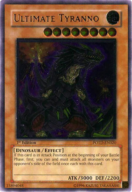 Ultimate Tyranno (UTR) - Power of the Duelist YuGiOh trading card