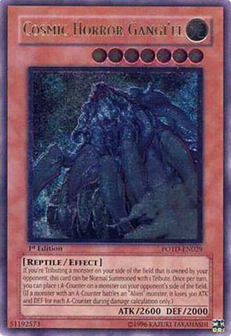 Cosmic Horror Gangi'el (UTR) - Power of the Duelist YuGiOh trading card