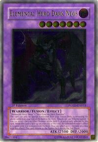 Elemental Hero Dark Neos (UTR) - Power of the Duelist  #POTD-EN033 - Ultimate Rare YuGiOh Trading Card