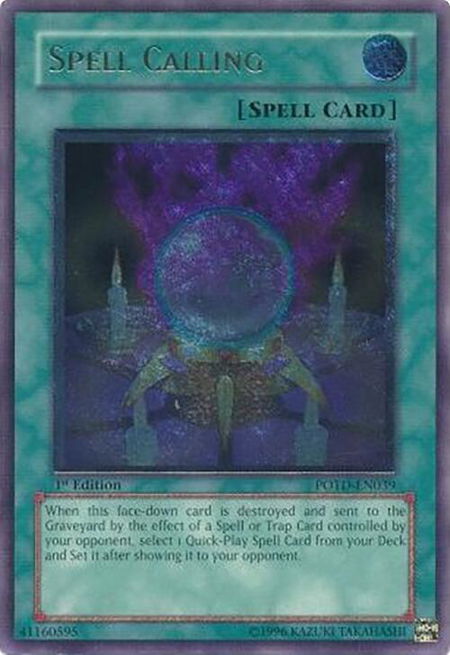 Spell Calling (UTR) - Power of the Duelist YuGiOh trading card