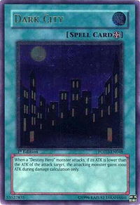 Dark City (UTR) - Power of the Duelist  #POTD-EN048 - Ultimate Rare YuGiOh Trading Card