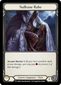 Nullrune Robe - Historic Pack 1 Blitz Deck: Bravo  #1HB004 - Common Flesh and Blood Trading Card