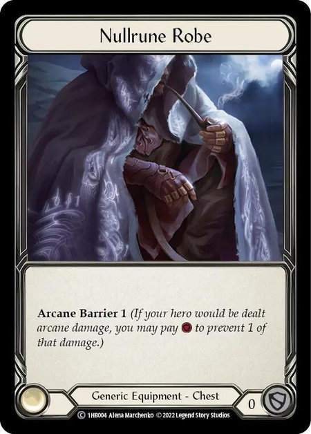 Nullrune Robe - Historic Pack 1 Blitz Deck: Bravo Flesh and Blood trading card
