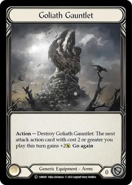 Goliath Gauntlet - Historic Pack 1 Blitz Deck: Bravo Flesh and Blood trading card