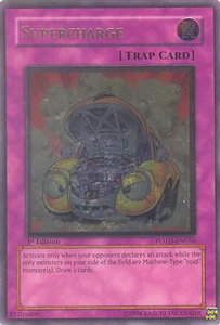 Supercharge (UTR) - Power of the Duelist #POTD-EN056 - Ultimate Rare YuGiOh Trading Card