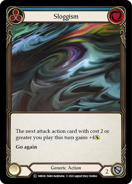 Sloggism (Blue) - Historic Pack 1 Blitz Deck: Bravo Flesh and Blood trading card