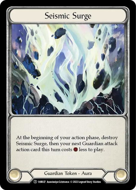 Seismic Surge - Historic Pack 1 Blitz Deck: Bravo Flesh and Blood trading card