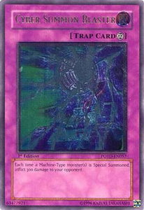 Cyber Summon Blaster (UTR) - Power of the Duelist #POTD-EN057 - Ultimate Rare YuGiOh Trading Card