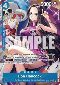 Boa Hancock (OP01-078) (Alternate Art) - Premium Booster -The Best- (PRB-01) #OP01-078 - Super Rare One Piece Trading Card