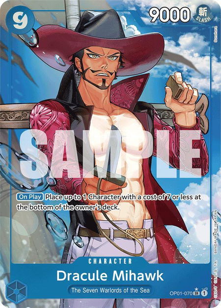 Dracule Mihawk (OP01-070) (Alternate Art) - Premium Booster -The Best- One Piece trading card