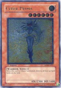 Cyber Prima (UTR) - Enemy of Justice (EOJ) #EOJ-EN007 - Ultimate Rare YuGiOh Trading Card