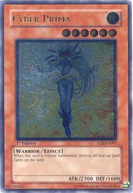 Cyber Prima (UTR) - Enemy of Justice YuGiOh trading card