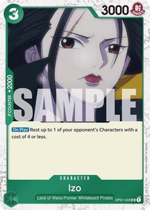 Izo (OP01-033) (Jolly Roger Foil) - Premium Booster -The Best- (PRB-01) #OP01-033 - Uncommon One Piece Trading Card