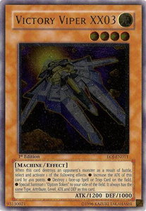 Victory Viper XX03 (UTR) - Enemy of Justice (EOJ) #EOJ-EN011 - Ultimate Rare YuGiOh Trading Card