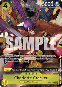 Charlotte Cracker (Alternate Art) - Premium Booster -The Best- (PRB-01) #OP03-108 - Super Rare One Piece Trading Card