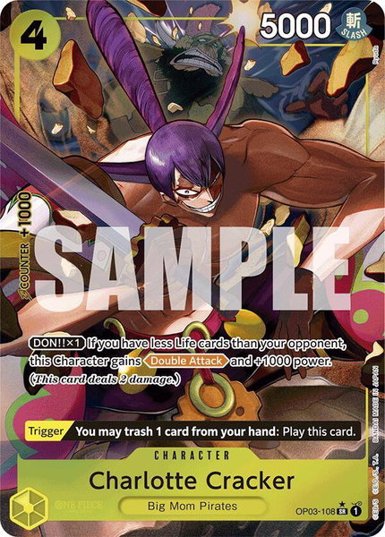 Charlotte Cracker (Alternate Art) trading card from Premium Booster -The Best- Charlotte Cracker (Alternate Art) - Premium Booster -The Best- One Piece trading card