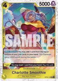 Charlotte Smoothie (Jolly Roger Foil) - Premium Booster -The Best- (PRB-01) #OP03-110 - Rare One Piece Trading Card
