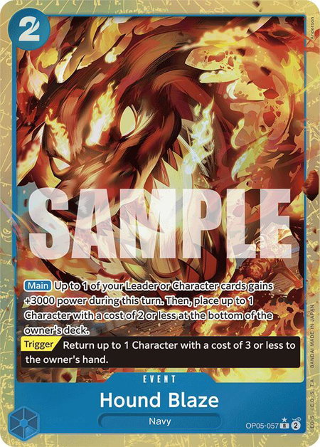 Hound Blaze (Alternate Art) - Premium Booster -The Best- One Piece trading card