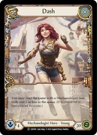 Dash - Historic Pack 1 Blitz Deck: Dash  #1HD001 - Token Flesh and Blood Trading Card