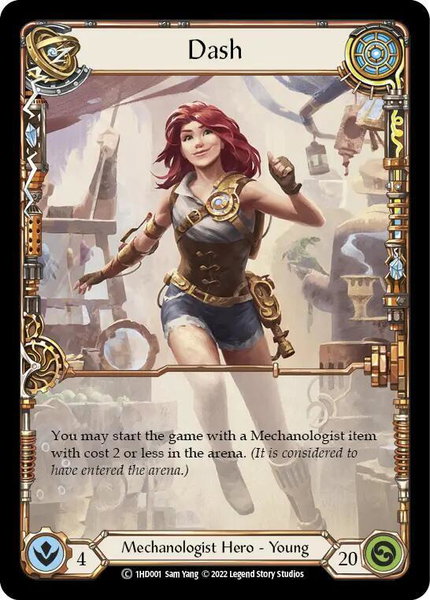 Dash - Historic Pack 1 Blitz Deck: Dash Flesh and Blood trading card