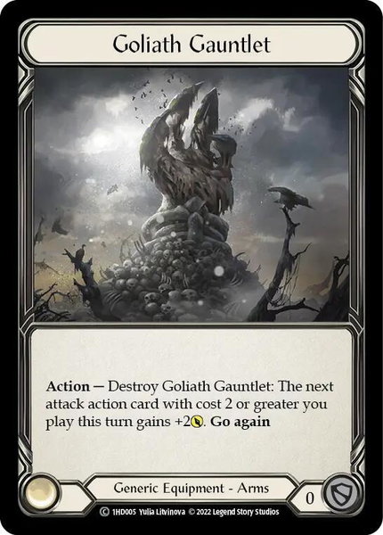Goliath Gauntlet - Historic Pack 1 Blitz Deck: Dash Flesh and Blood trading card