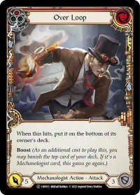 Over Loop (Red) - Historic Pack 1 Blitz Deck: Dash  #1HD011 - Common Flesh and Blood Trading Card