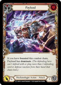 Payload (Red) - Historic Pack 1 Blitz Deck: Dash  #1HD012 - Common Flesh and Blood Trading Card