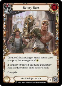 Rotary Ram (Red) - Historic Pack 1 Blitz Deck: Dash  #1HD017 - Common Flesh and Blood Trading Card
