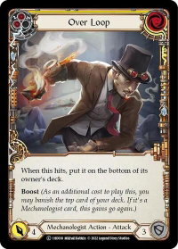 Over Loop (Yellow) - Historic Pack 1 Blitz Deck: Dash  #1HD018 - Common Flesh and Blood Trading Card