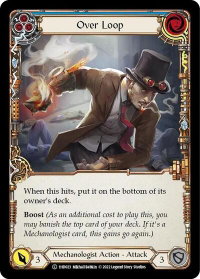 Over Loop (Blue) - Historic Pack 1 Blitz Deck: Dash  #1HD023 - Common Flesh and Blood Trading Card