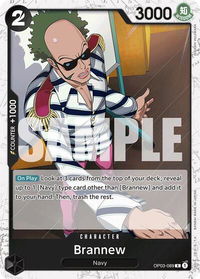 Brannew (Jolly Roger Foil) - Premium Booster -The Best- (PRB-01) #OP03-089 - Rare One Piece Trading Card