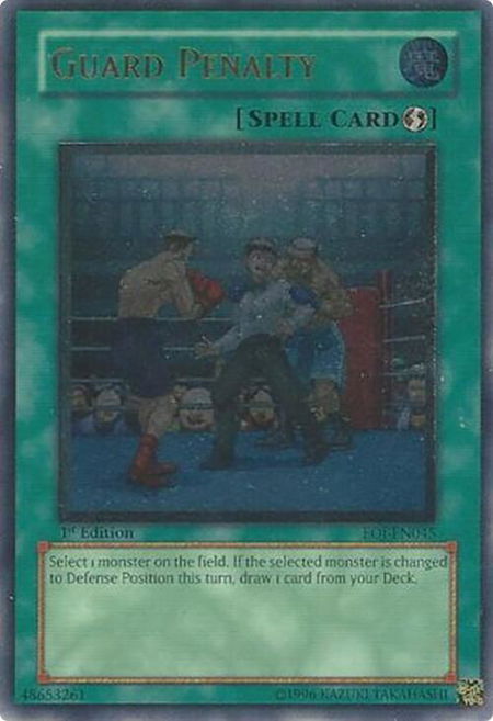 Guard Penalty (UTR) - Enemy of Justice YuGiOh trading card